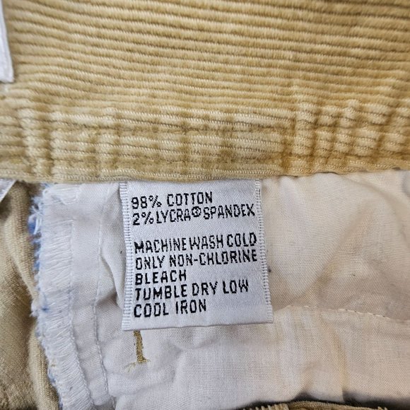 Talbots Pants Women's 8 Beige Corduroy Stretch Casual Office‎ Wear Comfort - Picture 10 of 11
